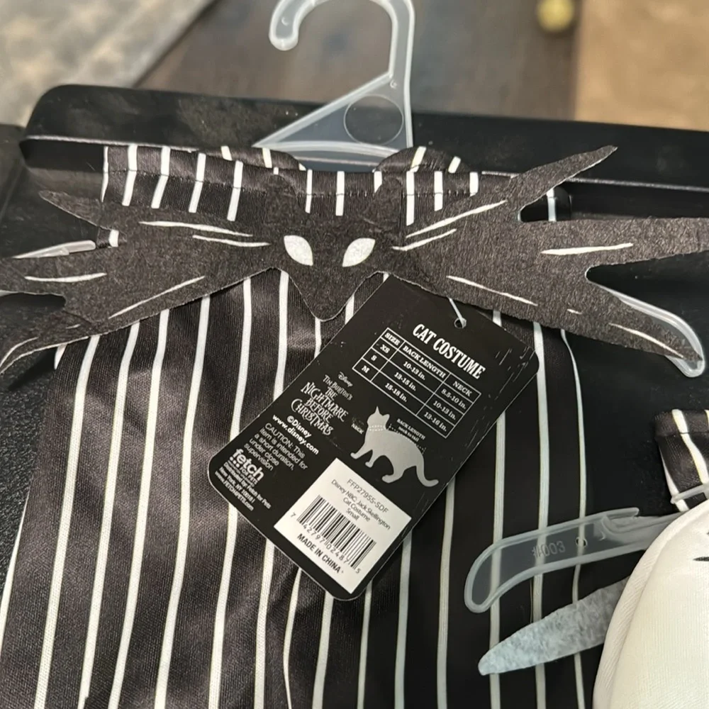 Jack skellington cat costume